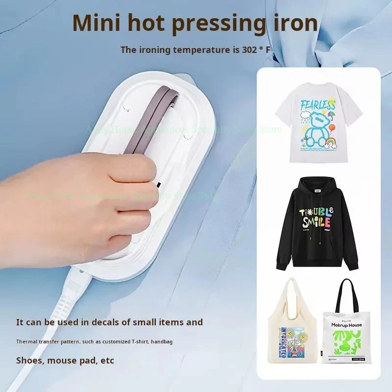 Travel Ironing Machine Dual Voltage Handheld Micro Mini Garment Steamer Portable Steam Iron for Clothes House Use Foldable