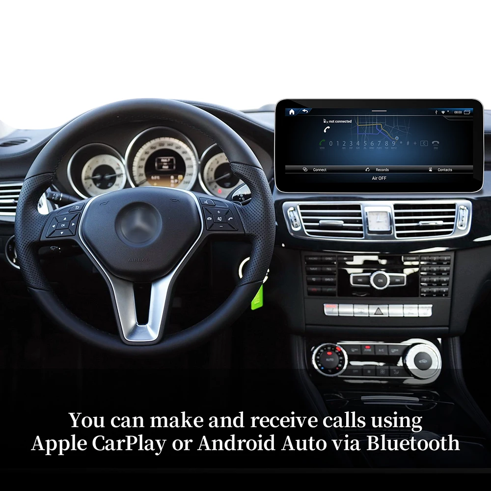Für Mercedes CLS C218 X218 Upgrade 10,25 Zoll Android Bildschirm Kabelloses Android Auto Apple CarPlay Google Maps Fahrzeug 4G Plug-and-Play – Detail 4