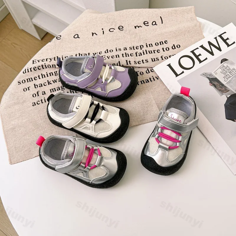 

Children's Mesh Breathable Sports Casual Shoes 2025 Summer New Girls' Fashion Trend Comfortable Shoes Boy Non slip Baby Sneakers