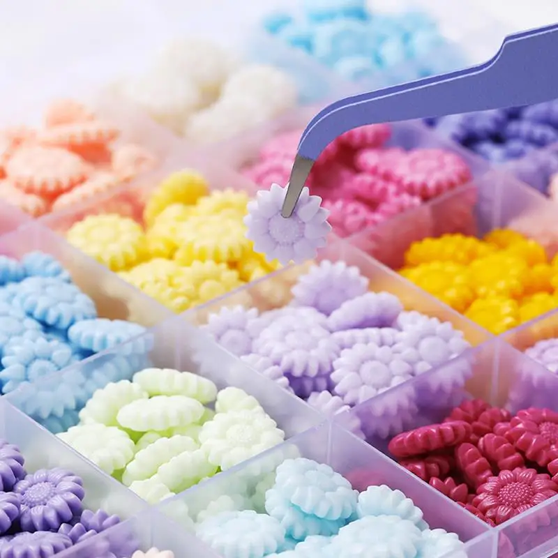 10/15/24 Grids Sunflower Mix Color Sealing Wax Beads For Vintage Wax Seal Stamp For Scrapbooking Craft Gift Wedding Invitation