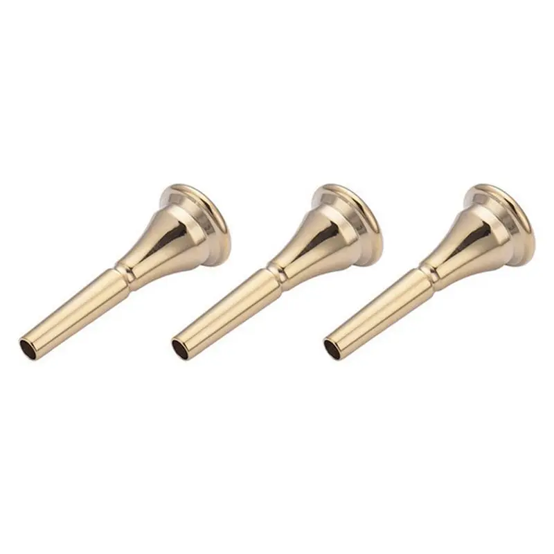 A99I-French Horn Mouthpiece Kit Includes 3 Pcs French Horn Mouth Piece For Adults Children And Beginners Musical Instrument-A
