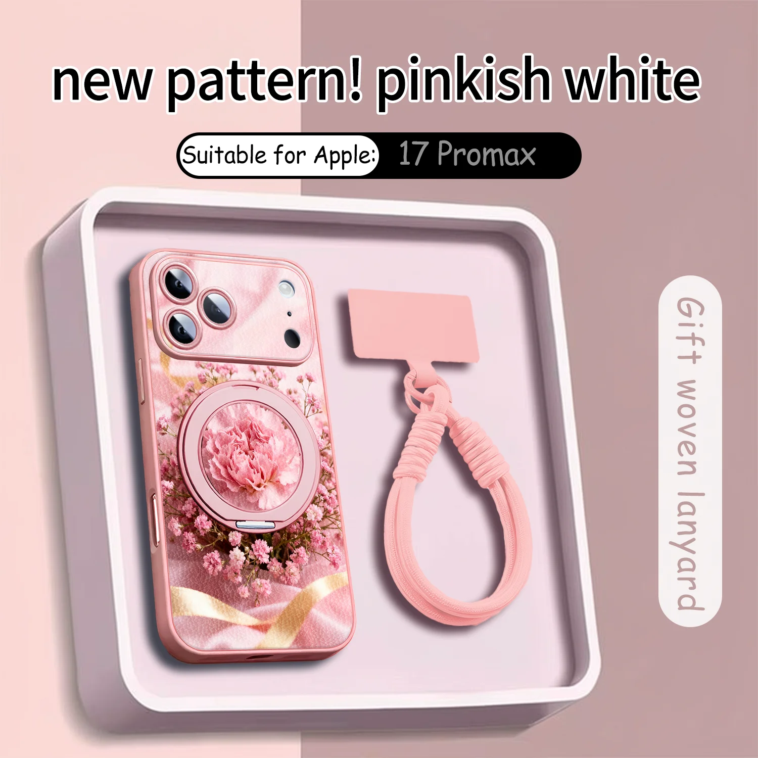 High End Metallic Paint Sheepskin Phone Case for IPhone 11 12 13 14 15 16 20 Pro Promax Minimalist with Bracket Hanging Rope