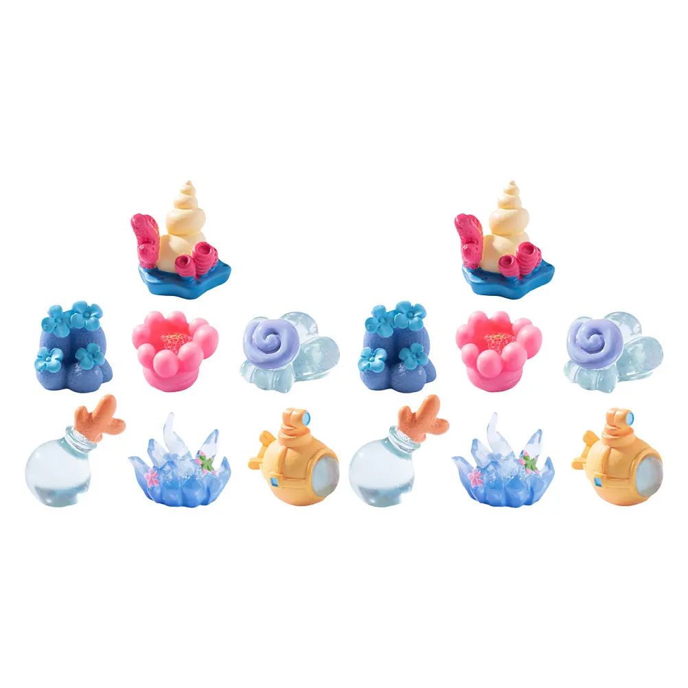 

14 Pcs Ocean Coral Resin Decor Mini Figurines Fish Tank Ornaments Aquarium Landscape Decoration Sturdy Realistic