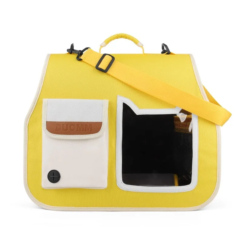 Sac de transport pour chat de haute qualité en promotion, cage pour animaux de compagnie durable approuvée par les compagnies aériennes avec fermeture éclair pour les voyages