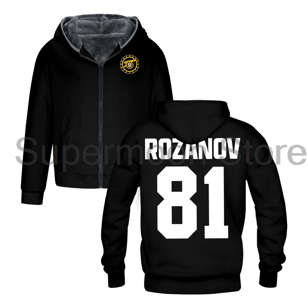Hollander 24 Rozanov 81 Heated Rivalry Outerwear Coat Unisex Long Sleeve Zip Up Hoodie Women Men Hooded Jacket Parkas
