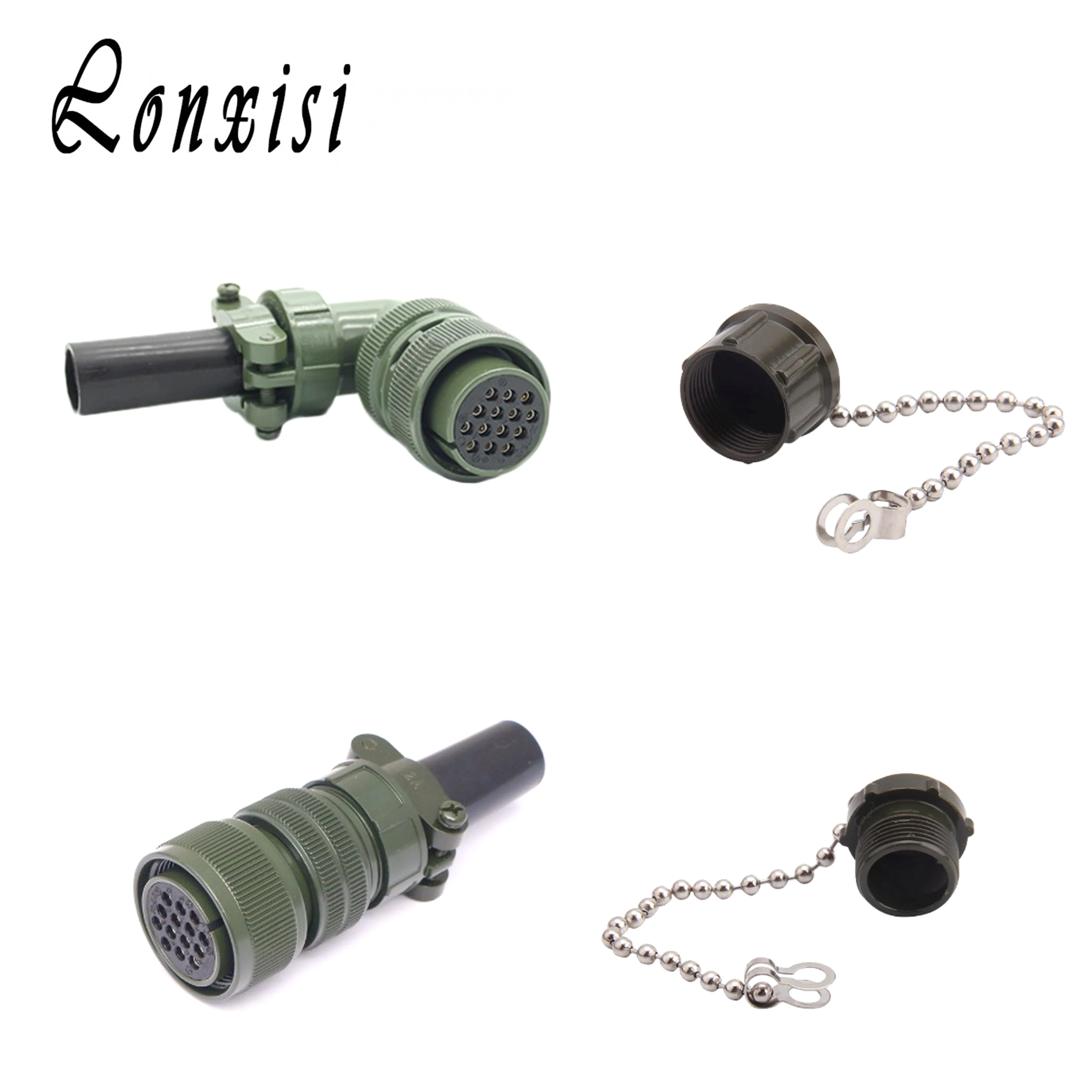 

1 Set MS5015 14 Pin Aviation Male Female Plug Heavy Welding Connector MS3108A-20-27S/P MS3102A-20-27S/P
