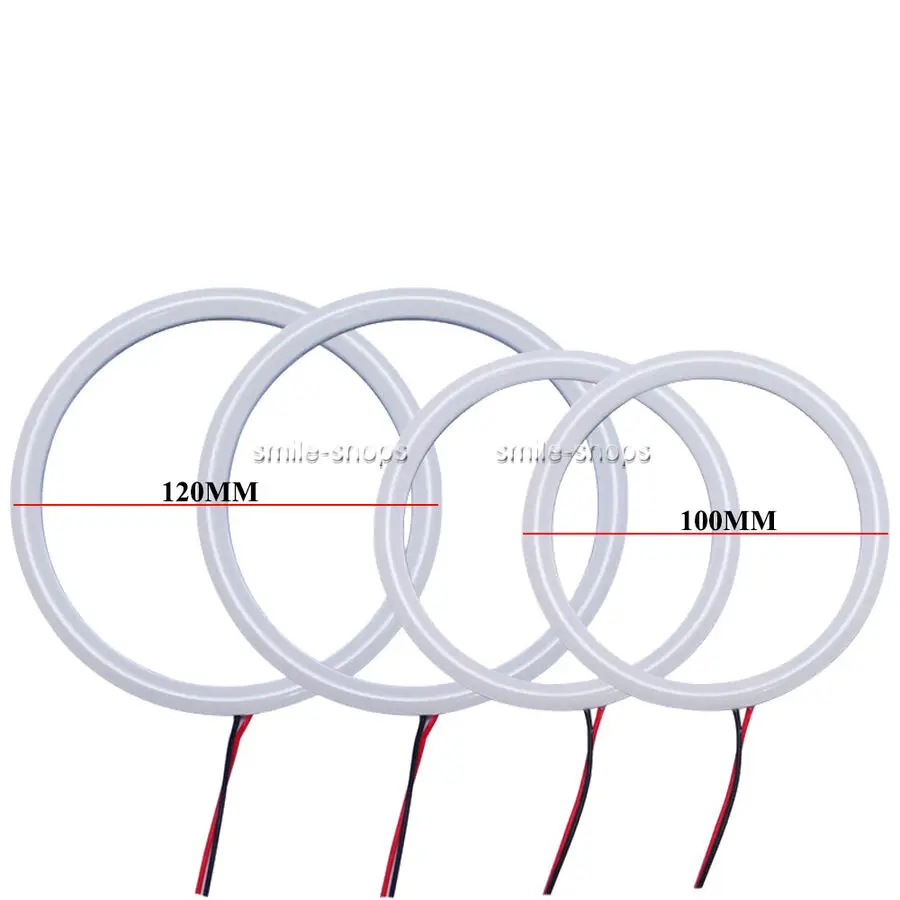 Cotton LED Halo Rings For BMW M3 E90 E91 LCI 06-12 with HID Headlight Angel Eyes view 2