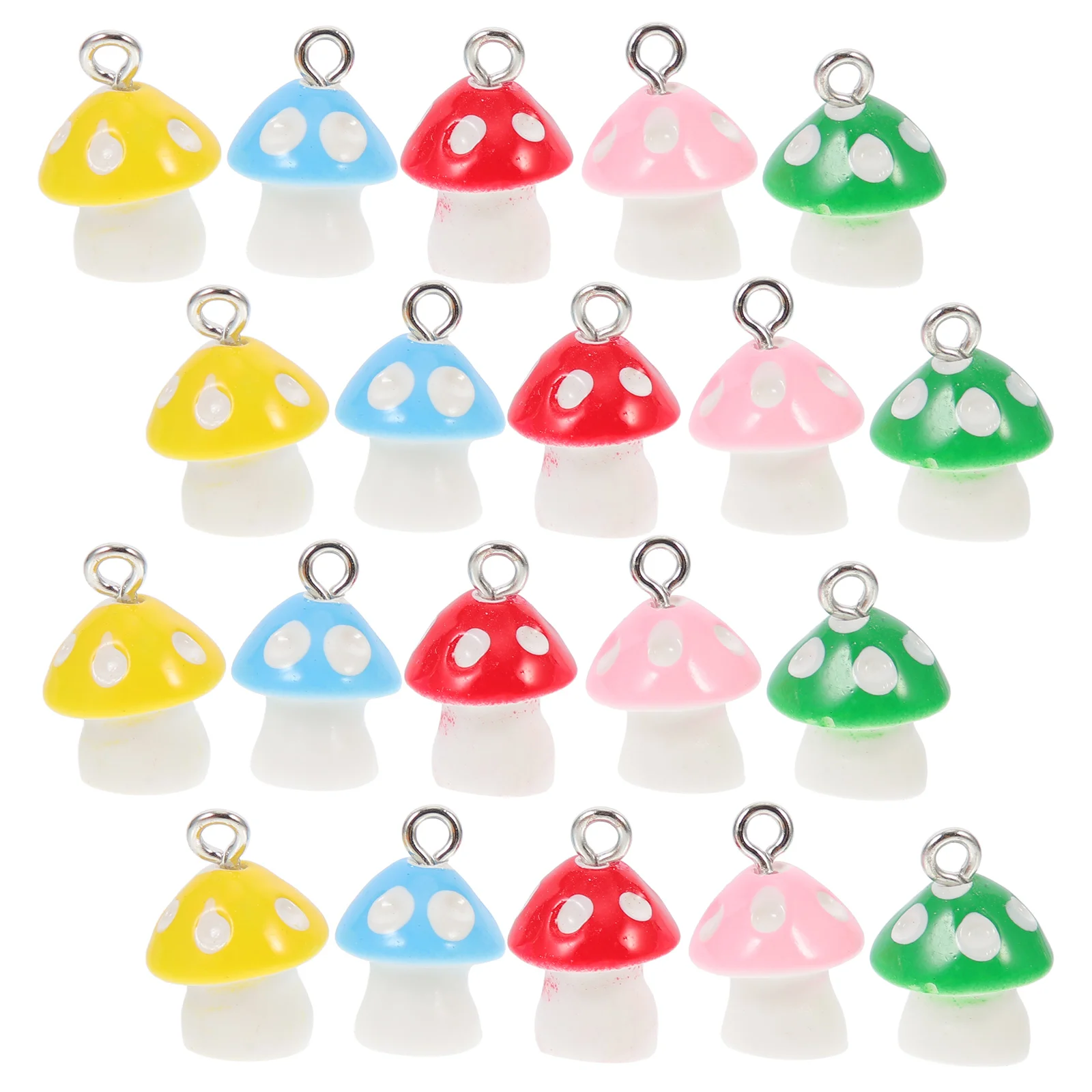 

50 pcs Candy Colored Pendants 50 Necklace Charms Pcs Craft Charms Jewelry Accessories Bracelet Decor Noble Resin Durable