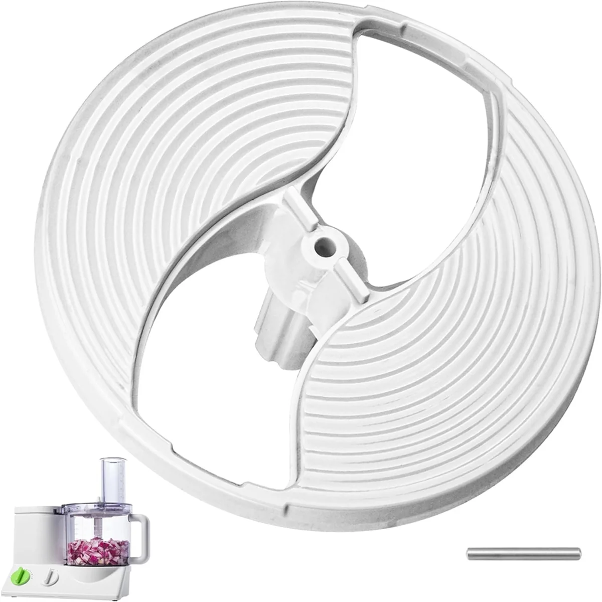 ABJZ 7051-145 Keukenmachine Schijfhouder voor Schijfhouder, Insert Carrier voor K600 K650 K700 K750 FP3010 FP3020