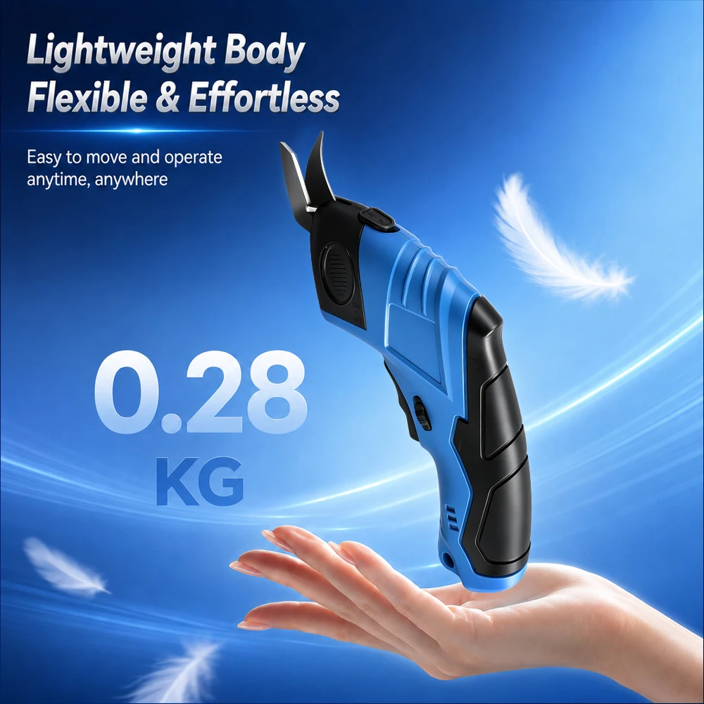 Power Tools Hand Held - Tesoura elétrica 2 em 1, 2000mAh,