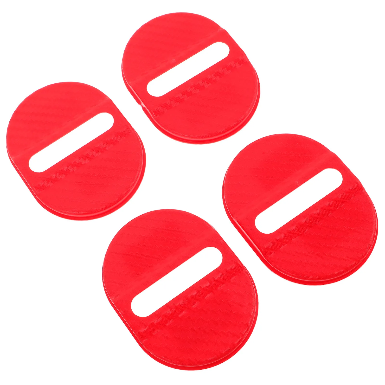 

4Pcs Car Door Lock Protection Pad Universal Plastic Anti-Collision Shock Absorber Vehicle Door Latch Cushion Cover Replacement