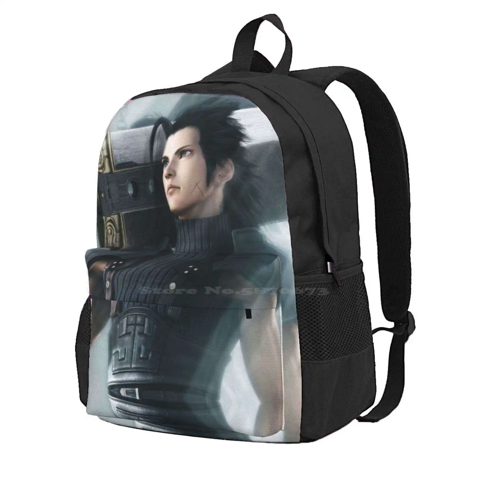 ♡ Zack Fair ♡ Hot Sale Schoolbag Backpack Fashion Bags Zack Fair Ff7 Final Fantasy 7 Cloud Strife Crisis Core