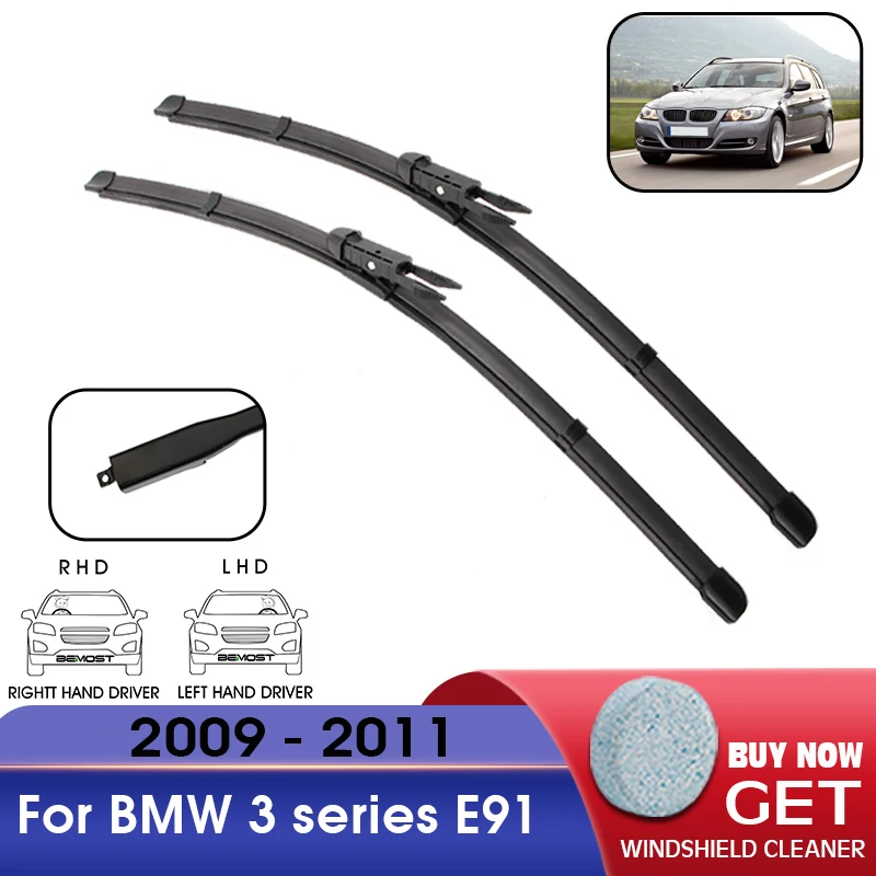 Car Wiper Blade Front Window Windshield Rubber Refill Wiper For BMW 3 series E91 2009-2011 LHD / RHD 24