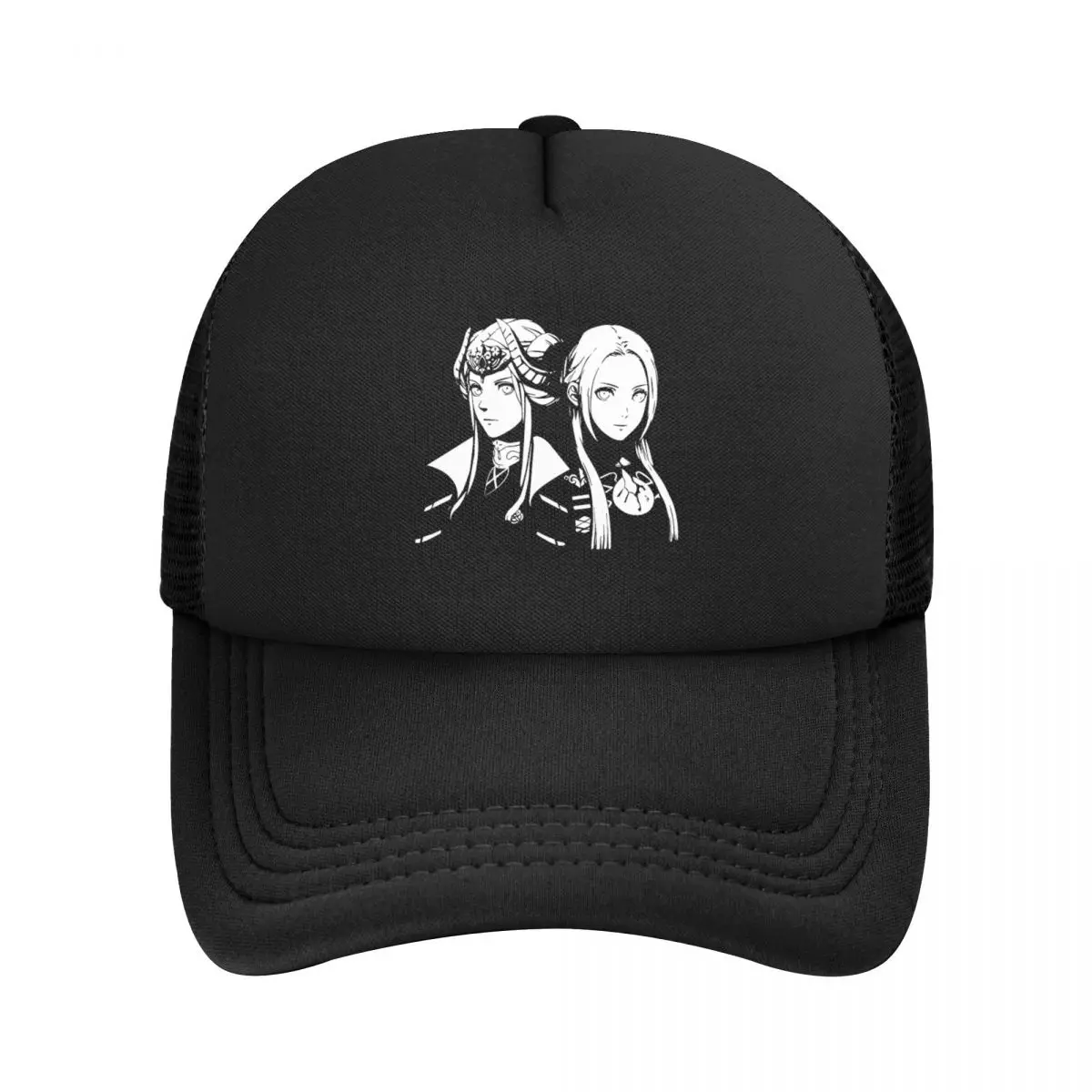 Cooling Breathable Edelgard Fire Emblem Three House Mesh Caps Men Women Funny Games Adjustable Foam Trucker Hats For Casual Wear