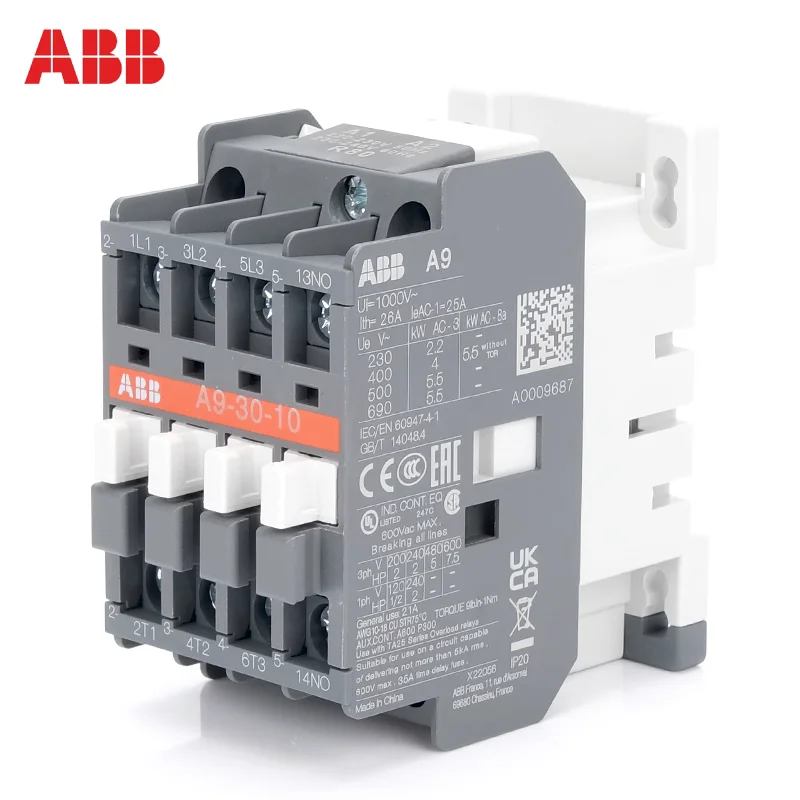 ABB AC Contactor A9-30-10/01 A12-30-10/01 A16-30-10/01 A26-30-10/01 A30-30-10/01