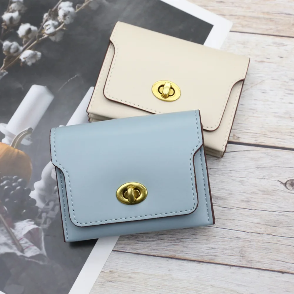 Women's short card bag wallet versatile light luxury document change bag dopamine multi-function portable