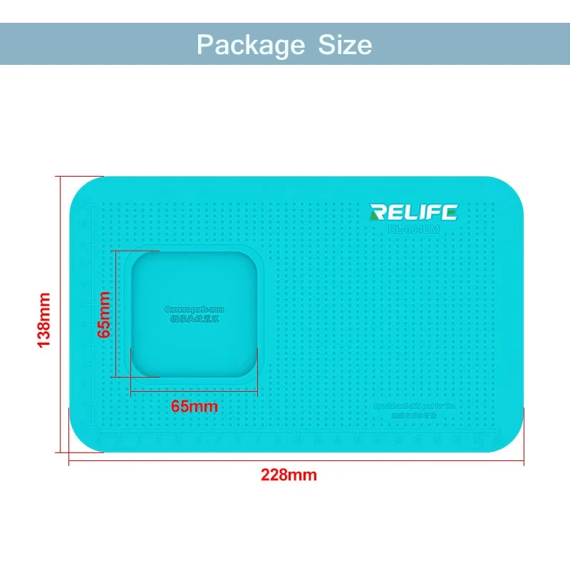 Relife RL-004DM Film Professional Anti-slip Pad Anti-slip Compatible With Multiple Devices Camera Protection Silicone Pad Repair