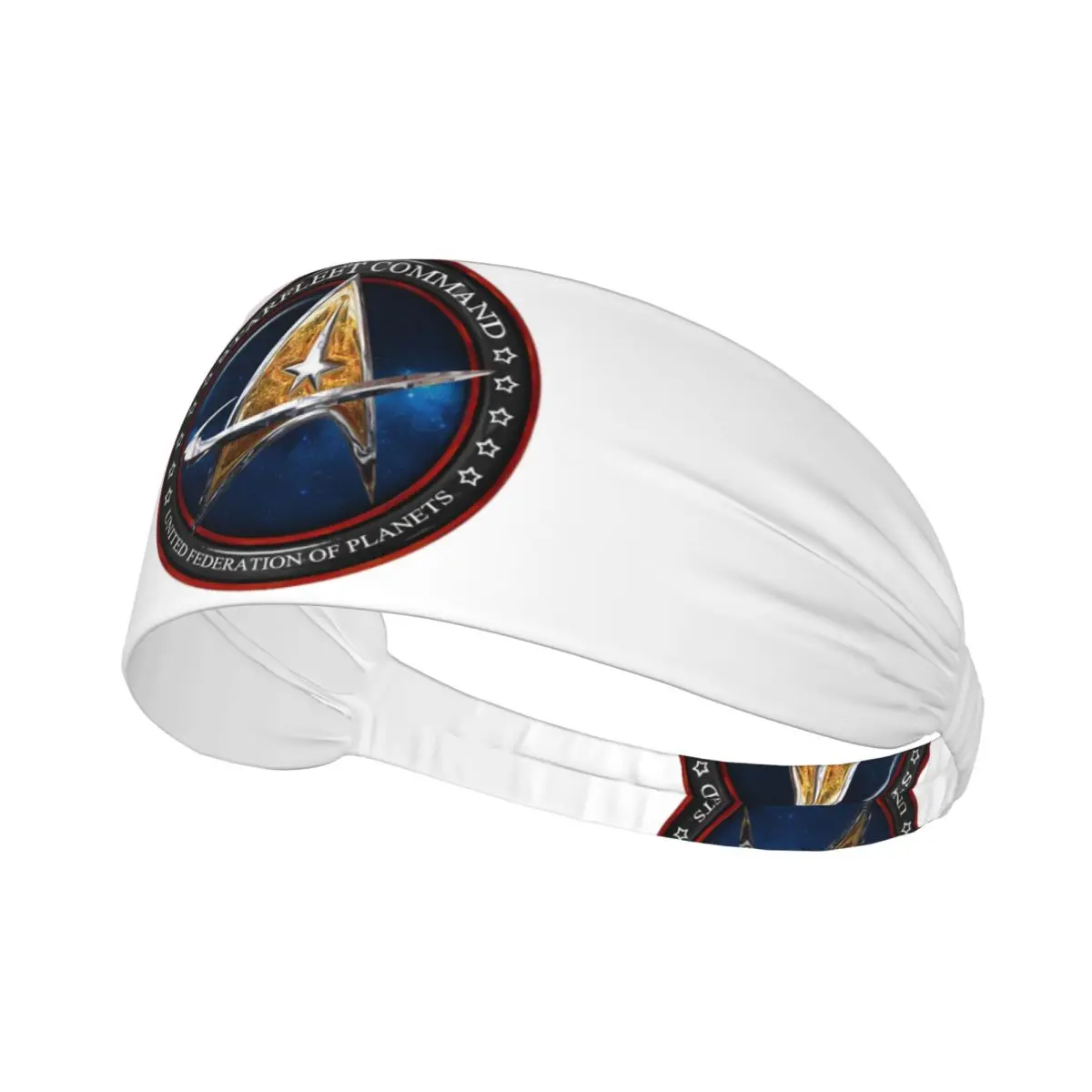 

Custom Star Treks Science Fiction TV Series Sweatband for Men Women Quick Drying Sports Sweatband Gym Yoga Running