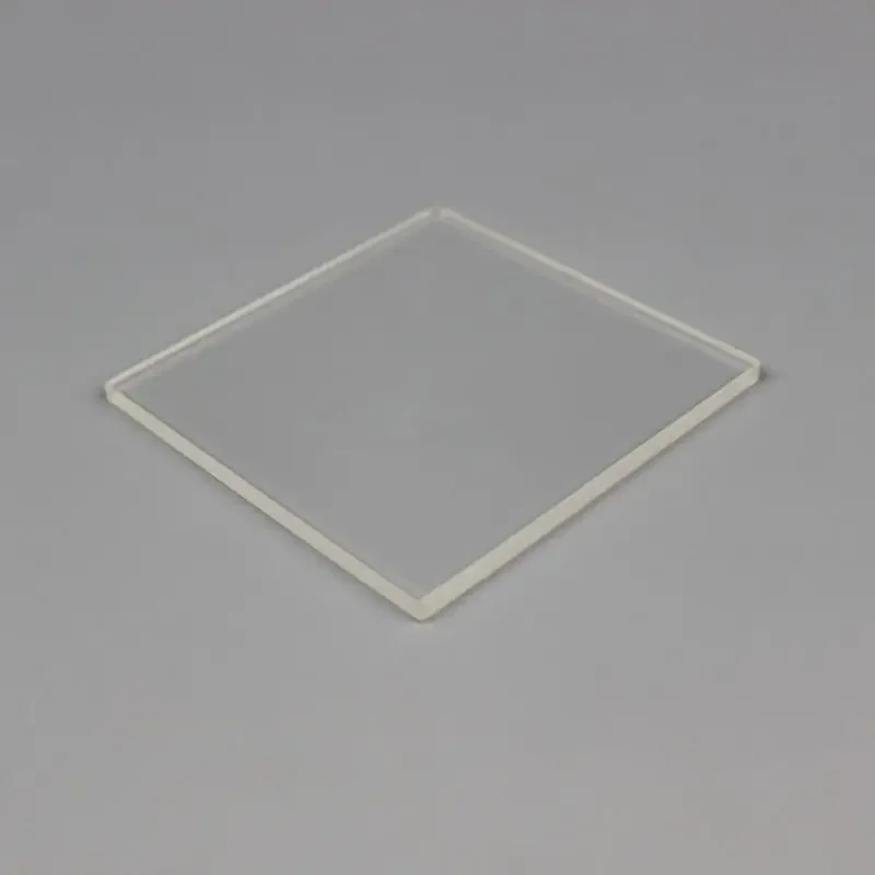 Placa de vidrio de sílice fundido transparente pulido de doble cara, 1 piezas, 30mm x 30mm x 1mm, placa cuadrada de vidrio de cuarzo
