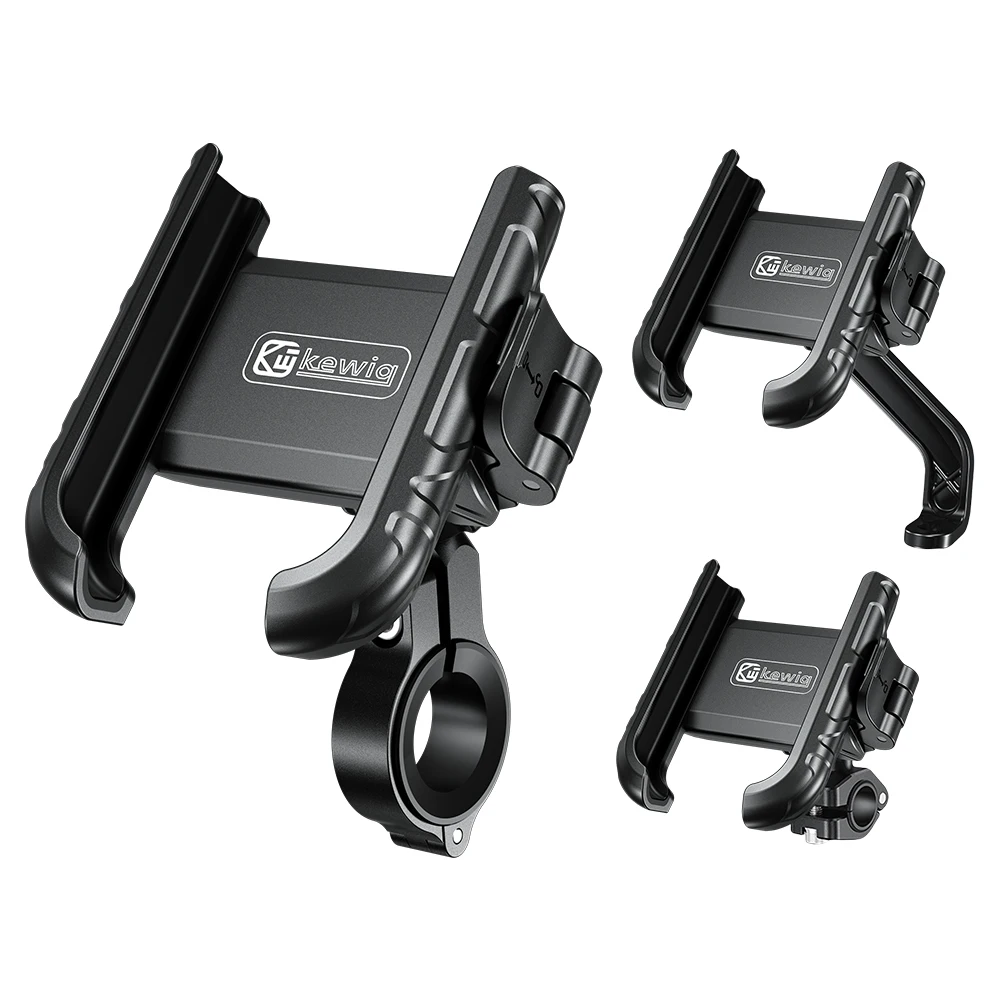 Motorcycle Phone Mount Quick Release Motorcycle Cellphone Holder Navigation Bracket for Motorcycle Bicycle Scooter