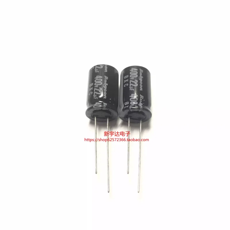 10-100PCS 400V22UF12.5X20 Ruby BXC High Frequency Low Resistance 22UF400V Electrolytic Capacitor Original
