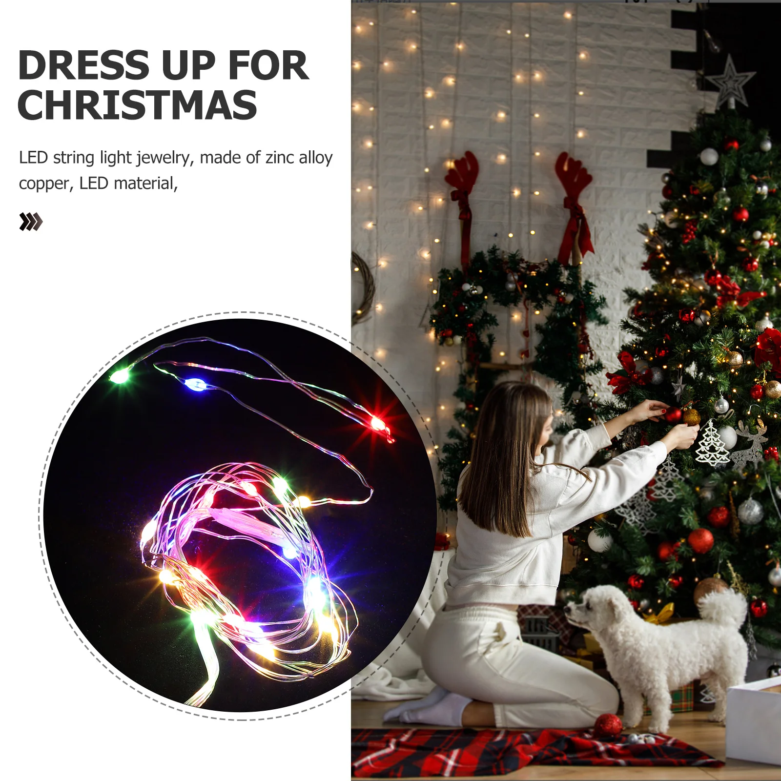 200 سنتيمتر Usb مصباح ليد سلسلة 2 متر مصباح للزينة احتفالي حفلة معلقة حلية عيد الميلاد ضوء ديكور مهرجان استخدام مصباح للمنزل