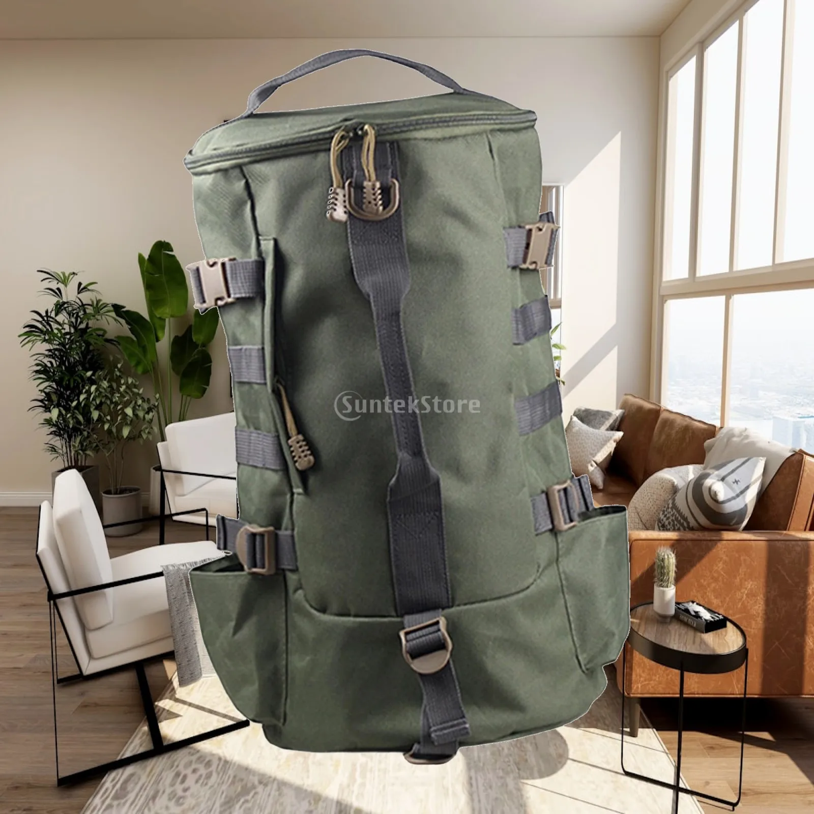 Multifunctional Fishing Tackle Bag Organizer Spacious Large Capacity Backpack for Fishing Accessories and Outdoor Adventures