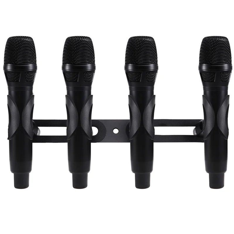 

FFYY-Microphone Bar Base Mic Holder With Mic Clip For Live Streaming Mic Clip Stands Microphone Support