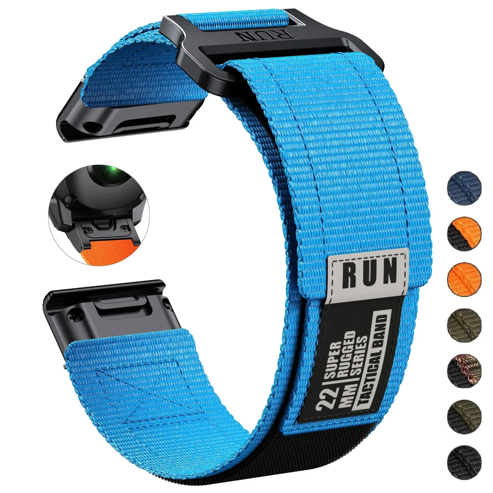QuickFit 22mm 26mm wide Garmin Fenix 7 7X Pro 6 6X 5 5X Plus QuickFit strap instinctive 2 replacement bracelet