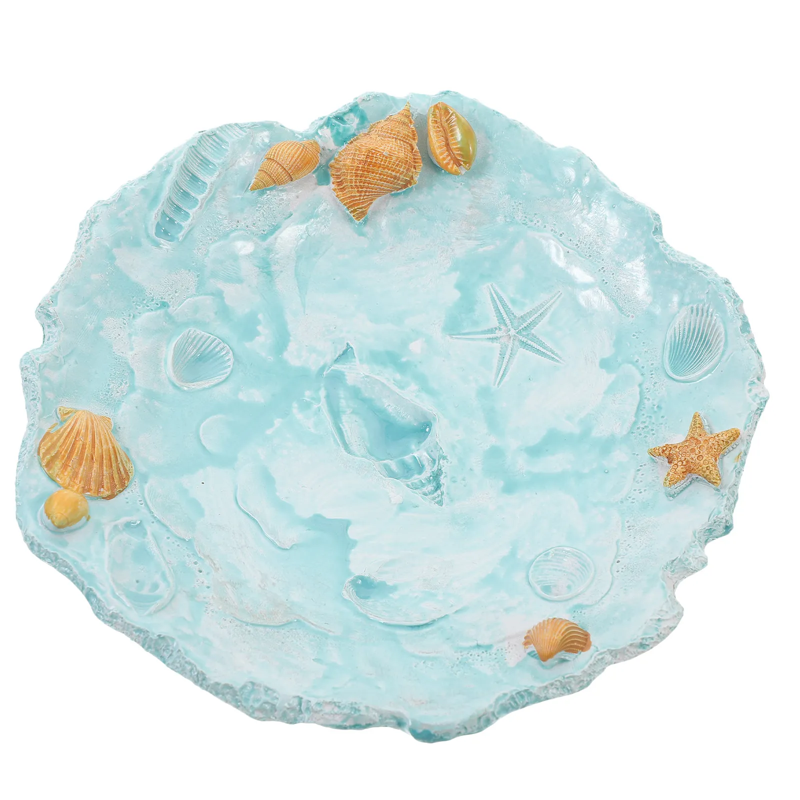 

Decorative Fruit Tray Resin Material Vintage Design Serving Platter for Dining Room Living Room Tabletop Organization Coffee