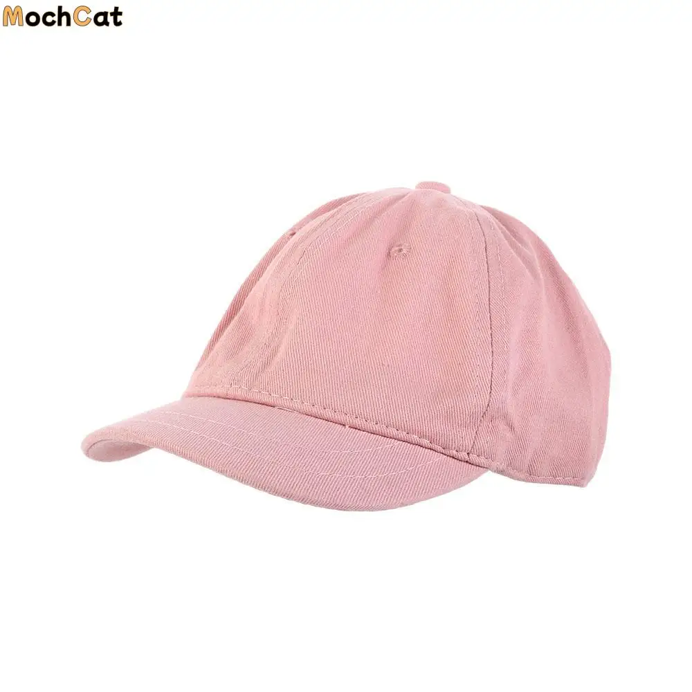 

Hop Korean Style Caps Sun Hats Cotton Unisex Solid Color Caps Women Baseball Caps Short Brim Baseball Caps Men Baseball Caps