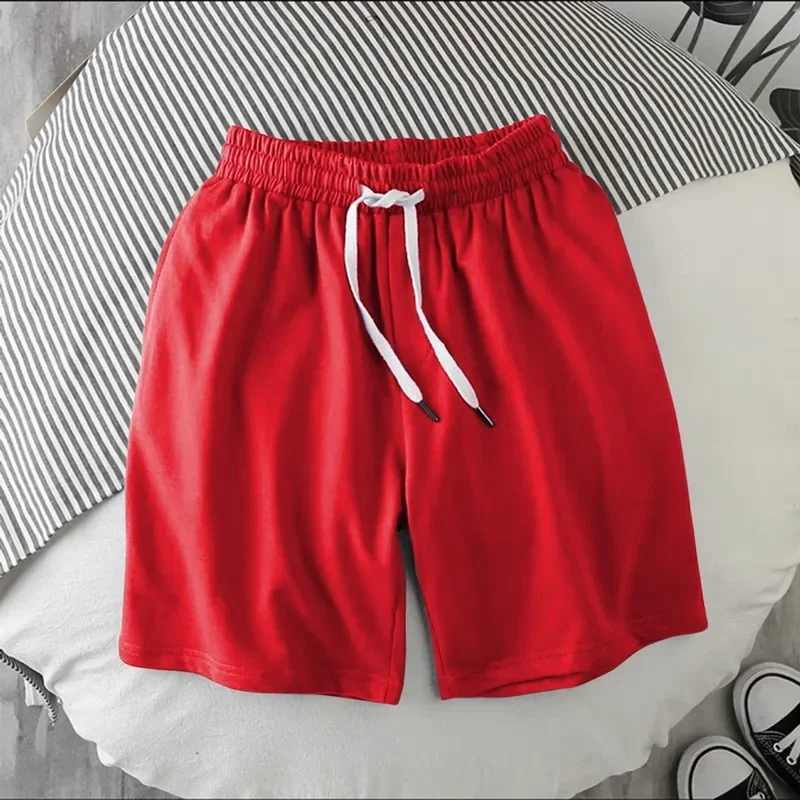 Men's Beach Shorts Breathing Summer Comfortable Mens Solid Gym Casual Sweatpants Swimming Pants Fitness Sports Man