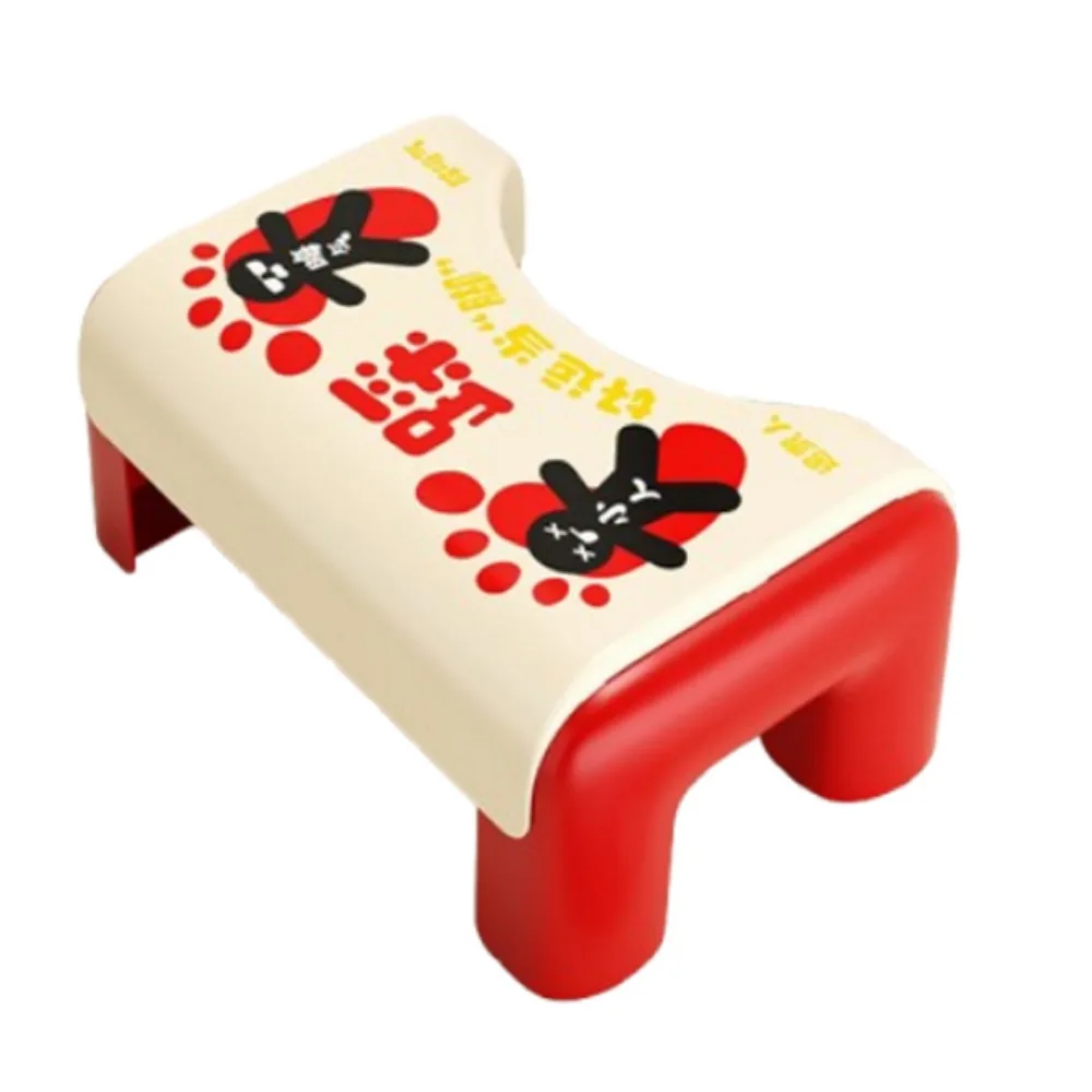 

Ergonomic Toilet Footstool Waterproof Anti-Slip Children's Toilet Stool Durable Household Bathroom Foot Stool Household