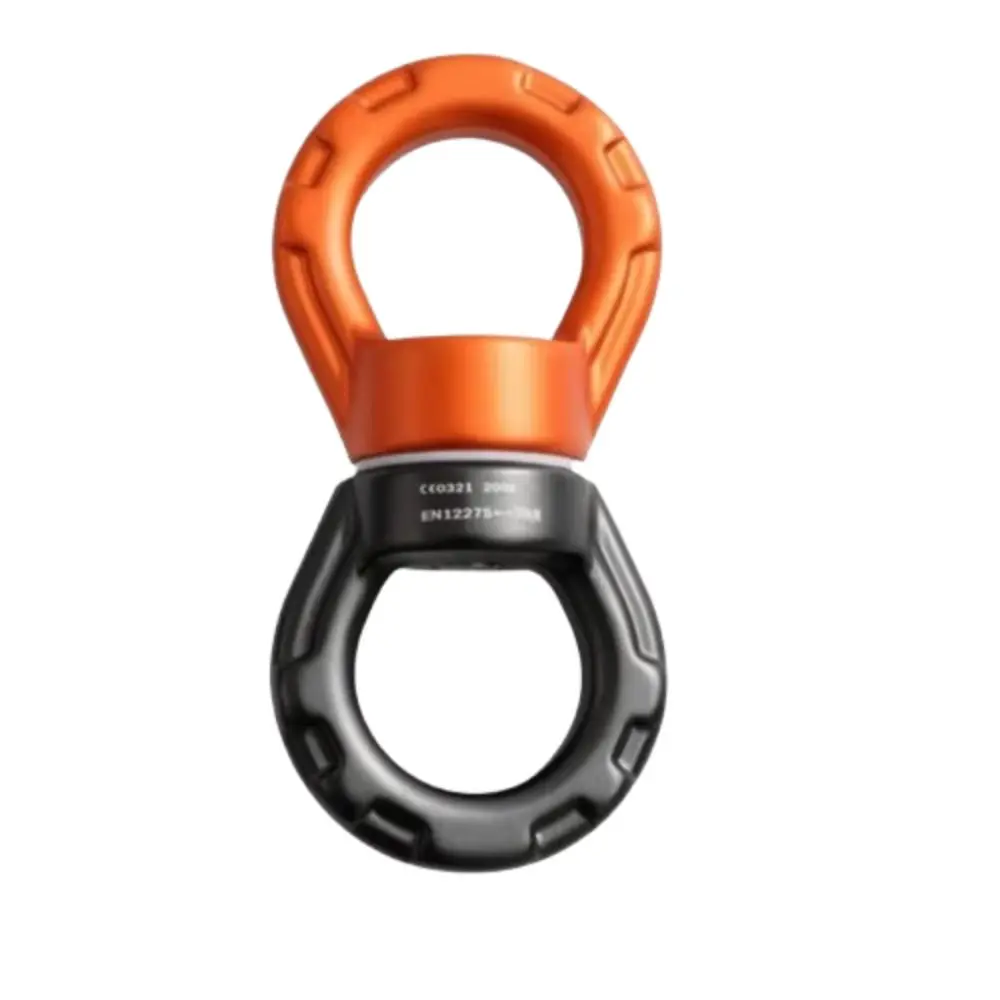360° Rotation 30kN Swivel Carabiner Heavy-Duty Anti-Tangles Rotating Carabiner Universal Swivel Connector Climbing Ropes view 3