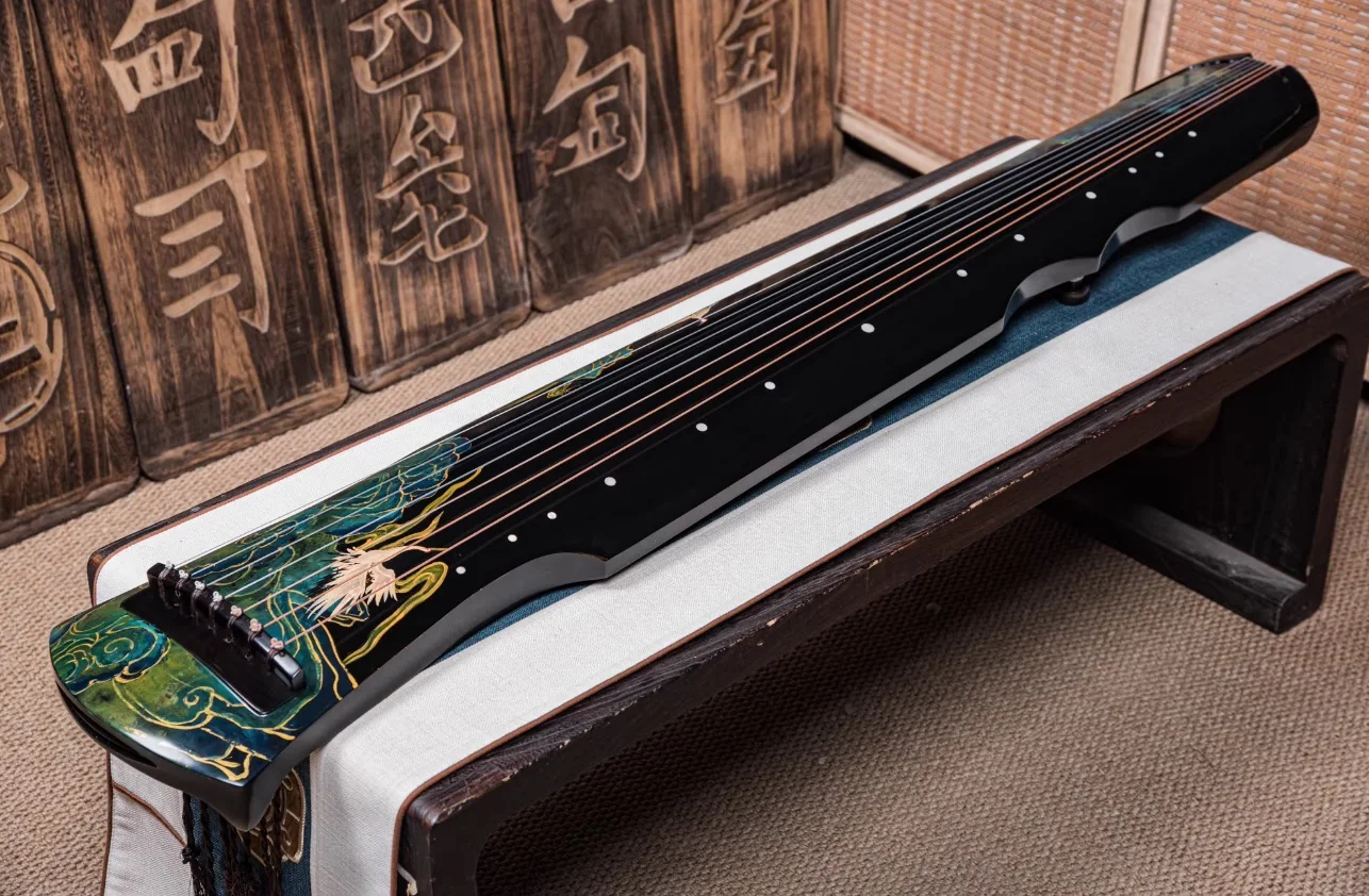 Guqin Plans crane old fir zither Chinese string instruments