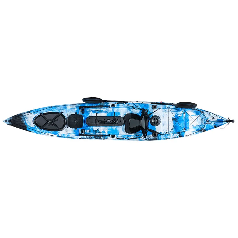 14 FT Professional Plastic Fishing Kayak High Quality  Plastic Fishing Kayak For Water Sports