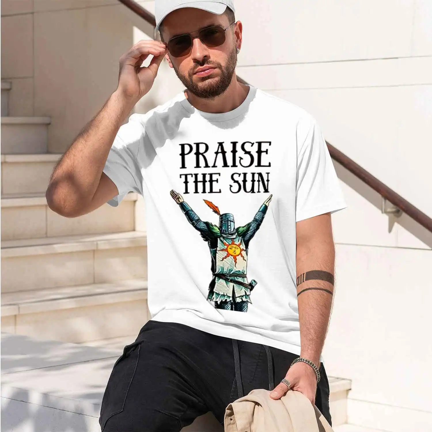 Men Dark Souls Praise The Sun Grh Hoos Hooded Clothing Casual Streetwear Harajuku Fashion Print Sweatshirt d s 2026 New Model Sh