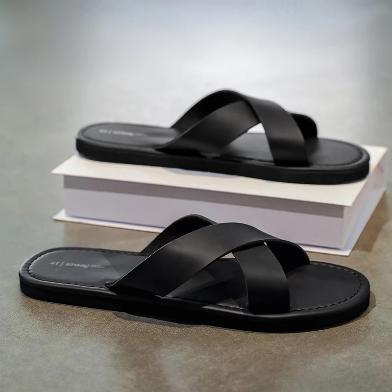 

Men Extra Large Zebra Print Slides Trendy Breathable Anti Slip Comfortable Home Beach Outdoor Leisure Footwear