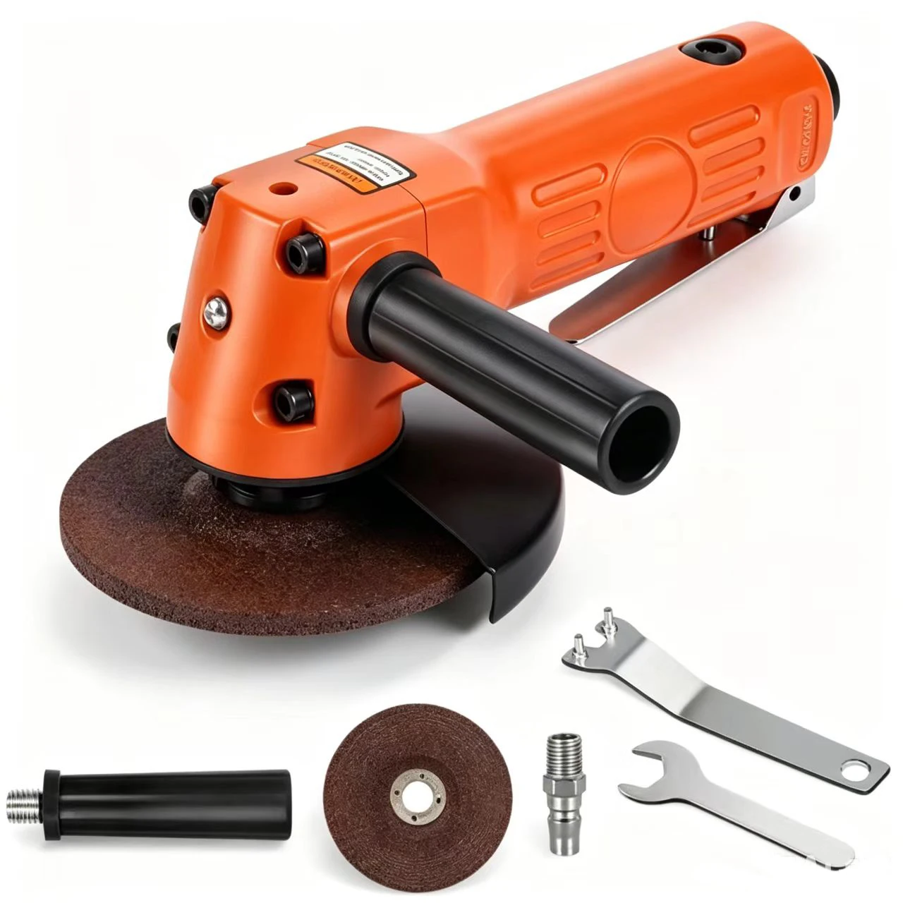 4 Inch Pneumatic Angle Grinder High Power Industrial Polishing Grinding For Metal Rust Removal And Wood Cutting Industrial Tool