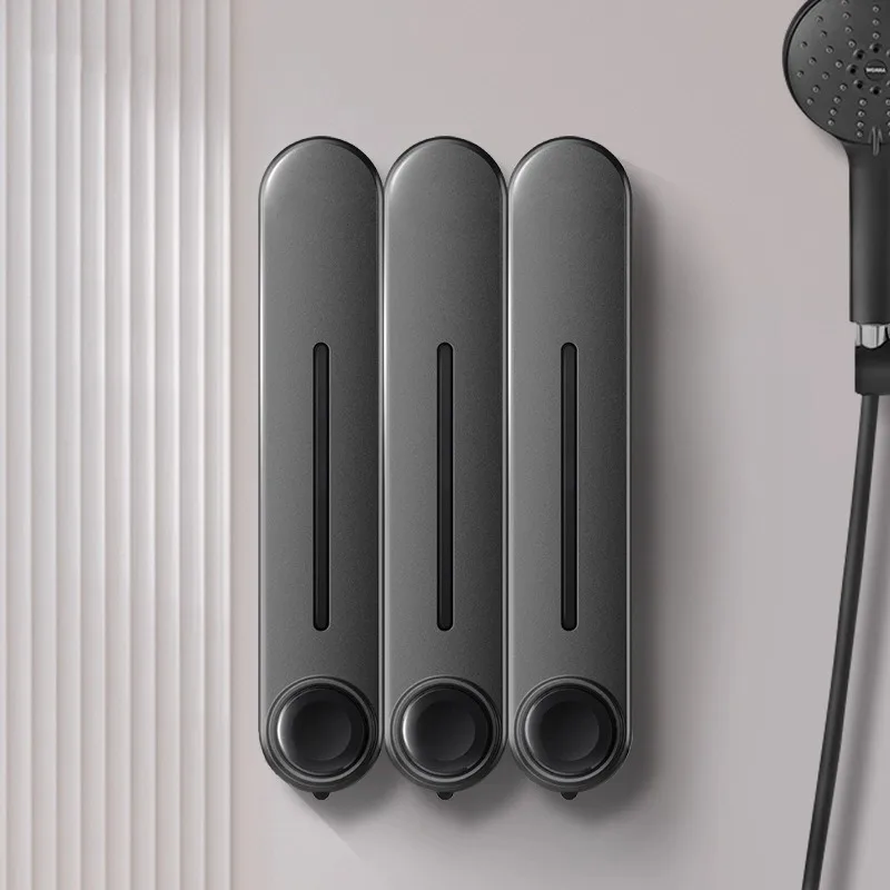 

1pcs Wall Mounted Soap Dispenser for Hotel Commercial Bathroom Shampoo Shower Gel Bottle with Phone Holder Soap Container