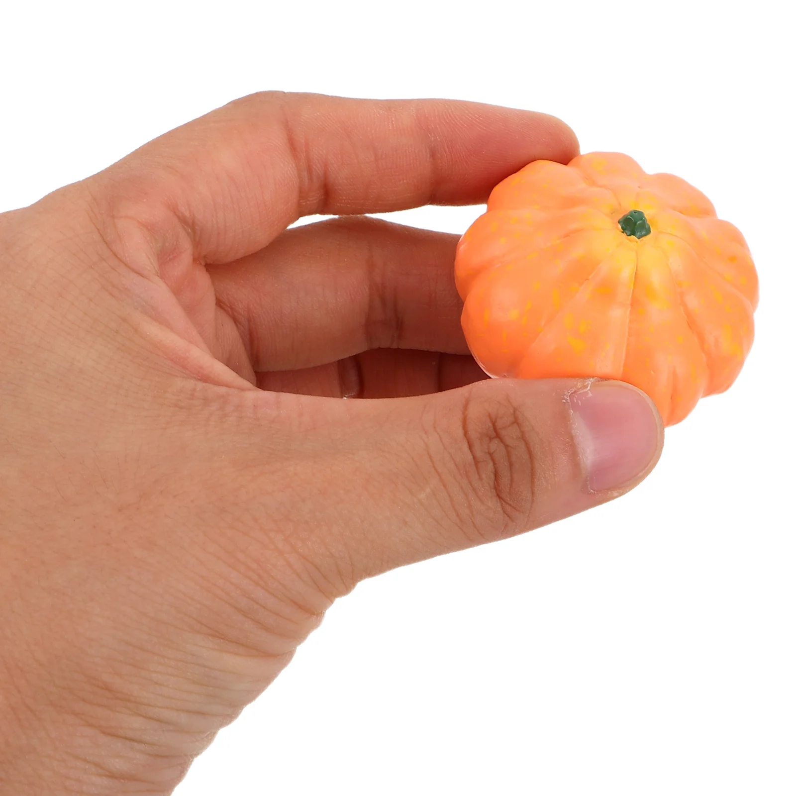 

12 Pcs Mini Pumpkin Ornaments Harvest Artificial Pumpkins Minature Halloween Decor Decorations Resin Fake Small Table