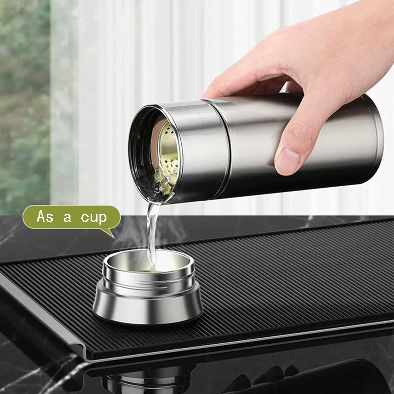 400ml,500ml Business Thermal Water Bottle with Strainer for office,household,vehicle use,as gifts,High-grade Thermos Cup/MUG