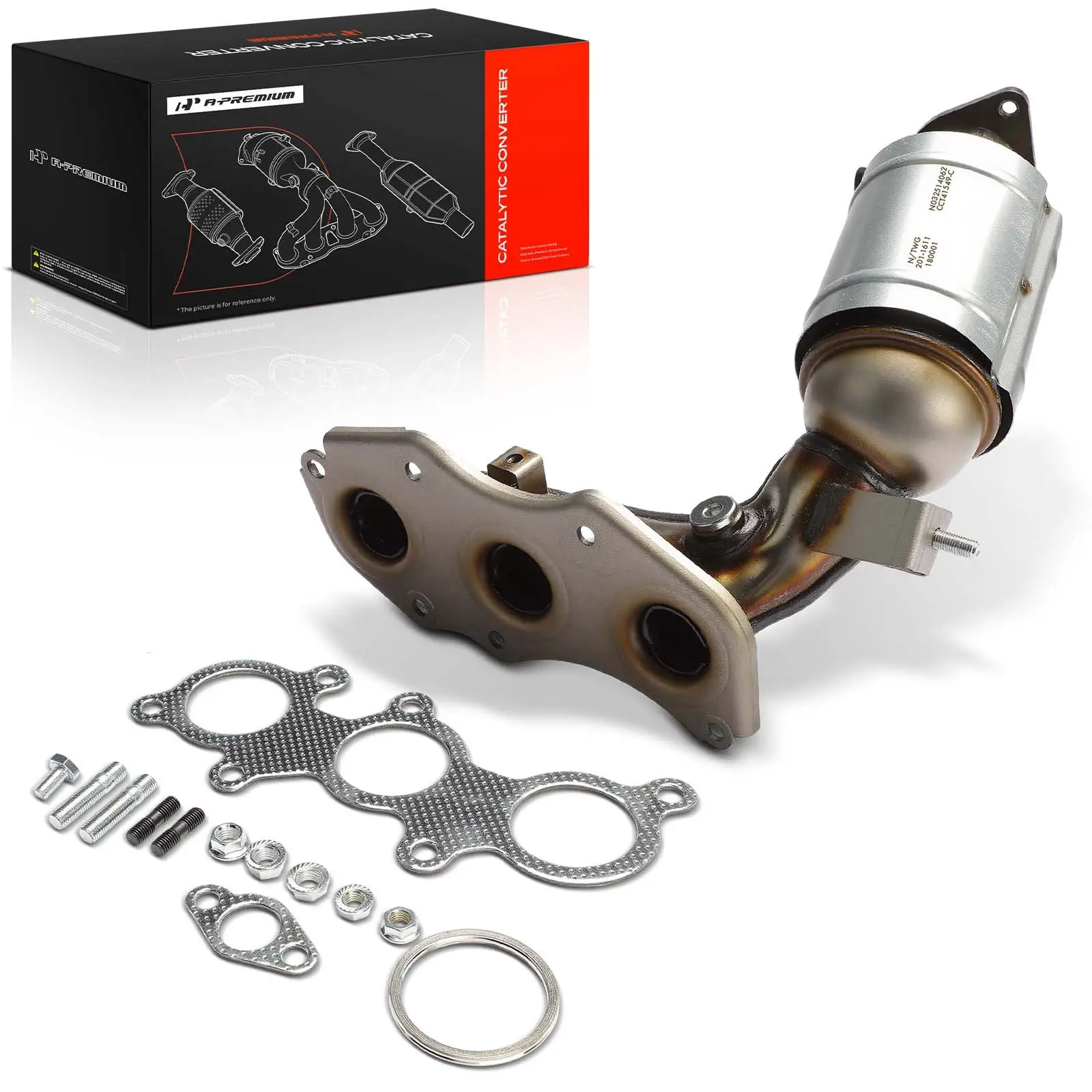 A-Premium Front Right Catalytic Converter for Toyota Highlander 2011-2016 Lexus RX450h 2010-2015