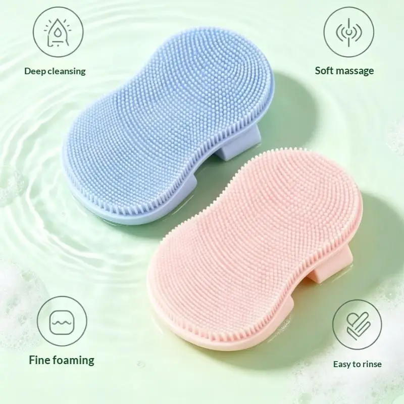 1 Stück Silikon-Gesichtsreinigungsbürste mit feinen Borsten und sanfter Peelingwirkung, ideal für die tägliche Gesichtspflege und die tägliche Gesichtsreinigung. – Detail 5