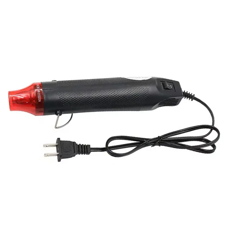 

ABAE-Hot Air Blower Mini Electric Power Hot Dryer Soldering Temperature Blower For Shrink Tubing Car Wrap US Plug