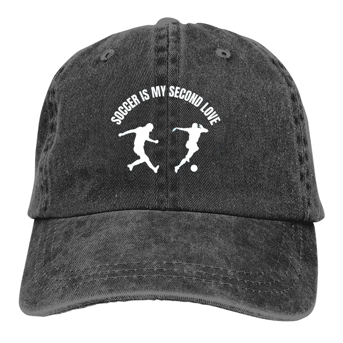 Soccer Is My Second Love Baseball Cap Men Hats Women Visor Protection Snapback Soccer Caps