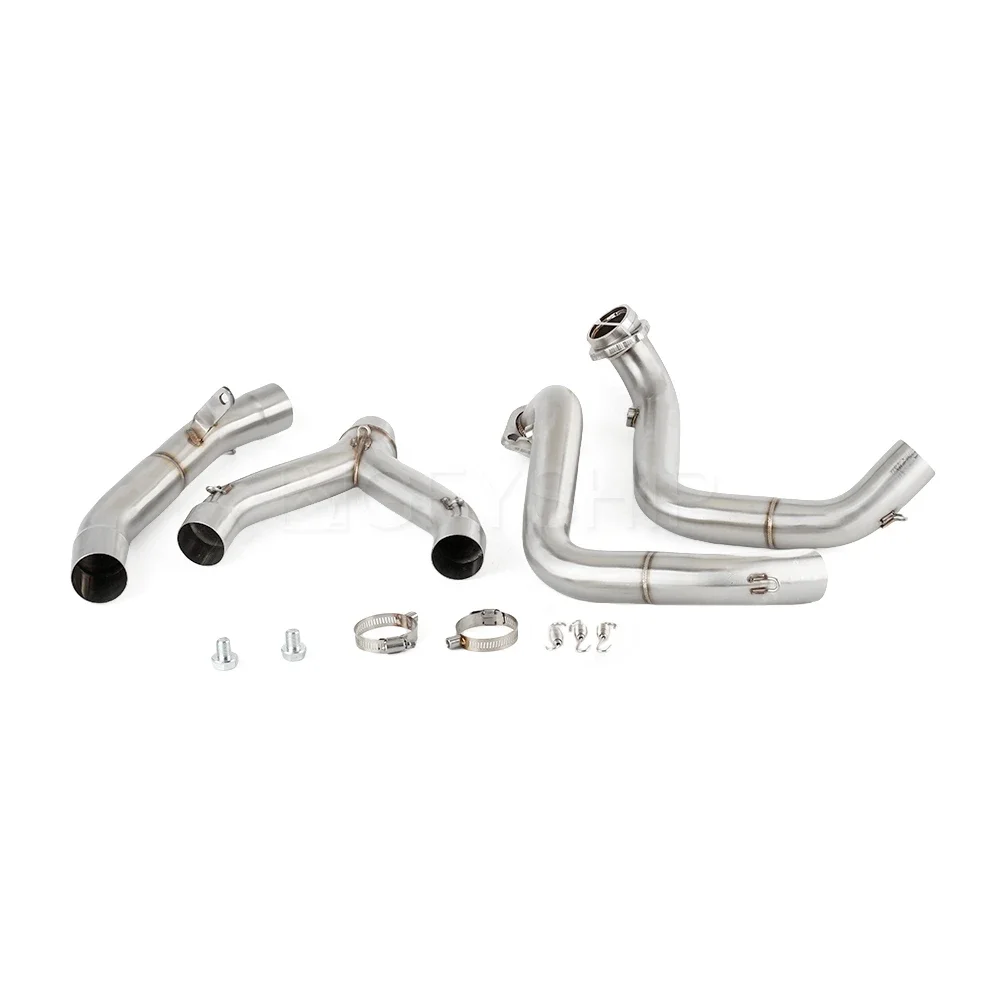 Mandello 100 Motorcycle Exhaust Header Link Pipe For Moto Guzzi V100 Mandello 2022 2023 2024 V 100 For Orinigial Escape
