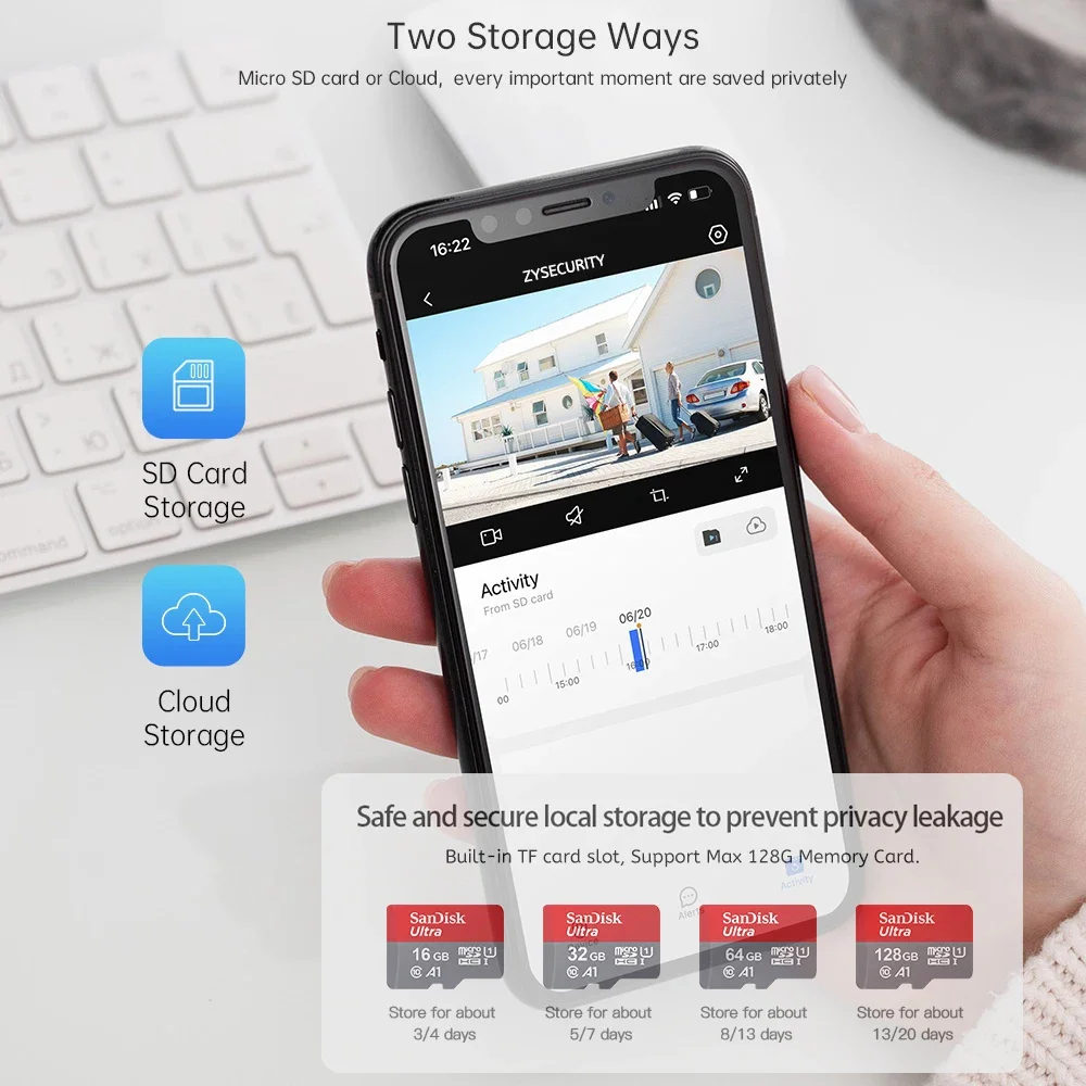 كاميرا واي فاي IP 2 ميجابكسل تتبع تلقائي خارجي كاميرا PTZ رؤية ليلية ملونة كاميرا أمان صوتية ثنائية الاتجاه تعمل مع أليكسا وجوجل