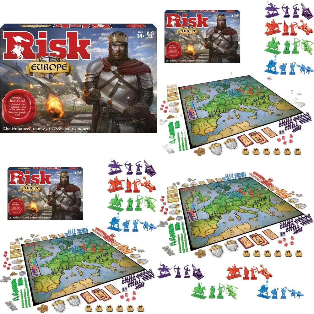 

Conquest of Medieval Europe: Siege Warfare and Archery Game for 2-4 Players, Ages 14+