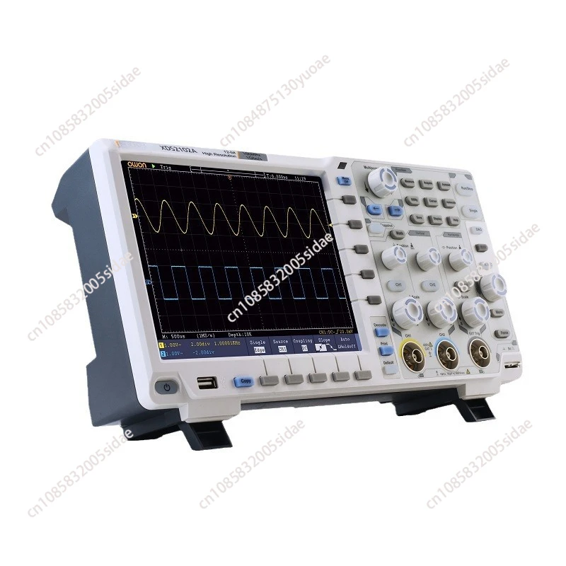 XDS2102A Osiloscopio Digital Oscilloscope 1GS/s 100MHz 2CH 20 Mpts Record Length 12 bits Multimeter Oscilloscope Generator